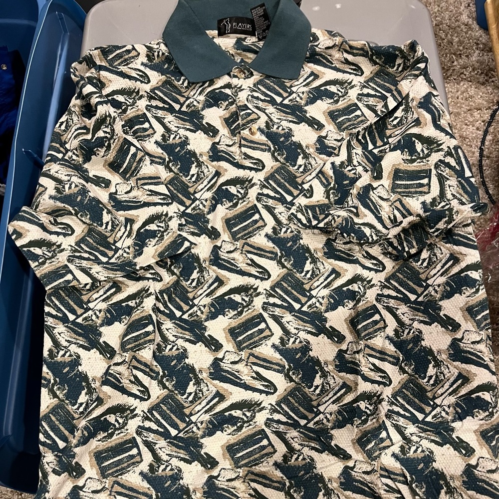 Players by Van Heusen Polo Shirt Size Large